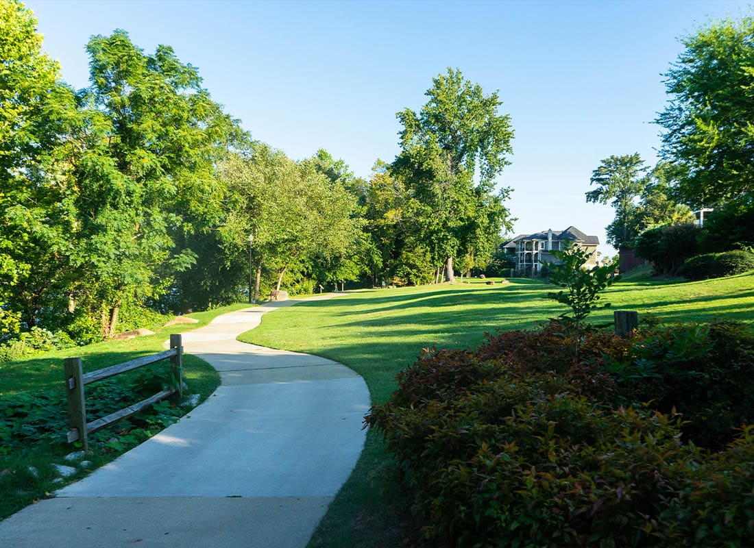 Columbia, SC - Pathway in a Park Near the River in Columbia, SC